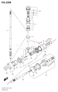 DF150 From 15002F-910001 (E40)  2019 drawing TRANSMISSION (DF150WZ)