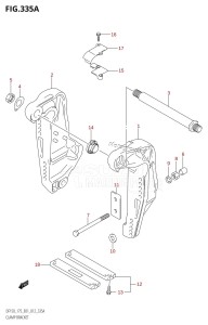 DF175Z From 17502Z-210001 (E01 E40)  2012 drawing CLAMP BRACKET