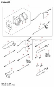 DF60A From 06003F-810001 (E01 E40)  2018 drawing OPT:MULTI FUNCTION GAUGE (DF60A,DF50AVT,DF60AVT)