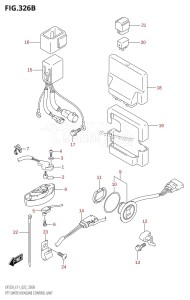 DF250ST From 25004F-240001 (E03)  2022 drawing PTT SWITCH /​ ENGINE CONTROL UNIT (DF250ST)