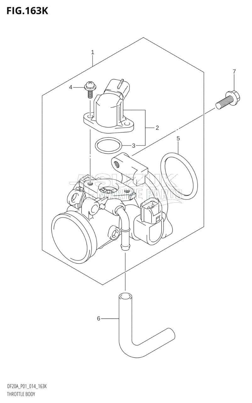 THROTTLE BODY (DF20AT:P01)