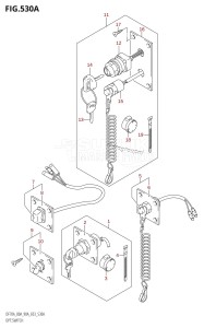 DF90A From 09003F-010001 (E03)  2010 drawing OPT:SWITCH