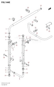 DF200 From 20002F-410001 (E01 E40)  2014 drawing FUEL INJECTOR (DF225T:E01)