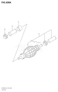 DF200AP From 20003P-510001 (E01 E40)  2015 drawing FUEL HOSE