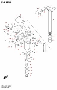 DF50A From 05003F-210001 (E01)  2012 drawing SWIVEL BRACKET (DF60A:E40)