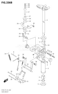 02002F-140001 (2021) 20hp E01 P01 P40-Gen. Export 1 (DF20A   DF20A   DF20AR   DF20AR   DF20AT   DF20AT   DF20ATH   DF20ATH) DF20A drawing SWIVEL BRACKET (DF20A:P40)