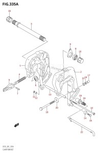 DF20 From 02001F-780001 (E01)  2007 drawing CLAMP BRACKET