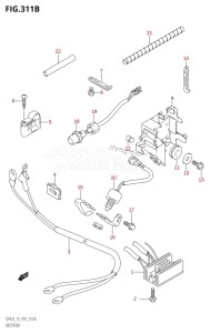 DF9.9 From 00992F-680001 (P01)  2006 drawing RECTIFIER (K5,K6,K7,K8,K9,K10,011)