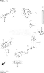 02504F-340001 (2023) 25hp P01-Gen. Export 1 (DF25A    DF25AT    DF25ATH    DT25K) DF25A drawing SENSOR / SWITCH (DF30A)