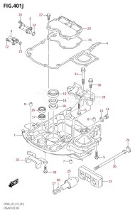 DF70A From 07003F-510001 (E01 E40)  2015 drawing ENGINE HOLDER (DF90ATH:E01)