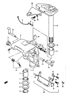 DT40 From 04003K-351001 ()  1993 drawing SWIVEL BRACKET (DT40TC MODEL:96~99)