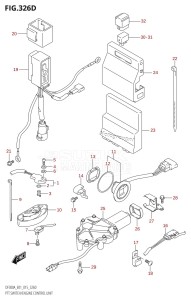 DF250A From 25003P-510001 (E01 E40)  2015 drawing PTT SWITCH /​ ENGINE CONTROL UNIT (DF250A:E40)