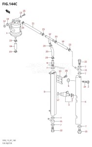 DF115T From 11501F-251001 (E01)  2002 drawing FUEL INJECTOR (DF115WT,DF115WZ)