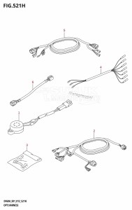 DF50A From 05003F-210001 (E01)  2012 drawing OPT:HARNESS (DF60AQH:E01)