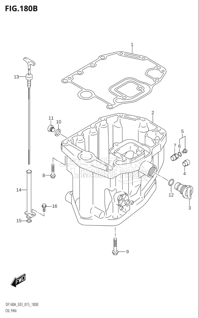 OIL PAN (DF115AT:E03)