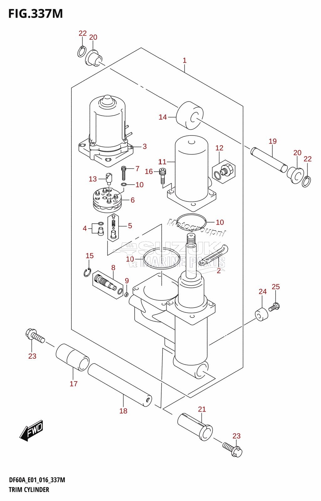 TRIM CYLINDER (DF60AVT:E01)