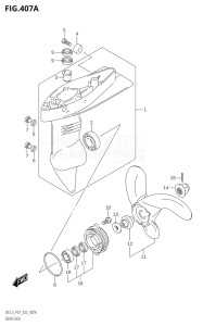 00252F-140001 (2021) 2.5hp P01-Gen. Export 1 (DF2.5) DF2.5 drawing GEAR CASE