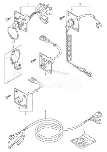 DT90 From 09001-861001 ()  1998 drawing OPT:PANEL SWITCH