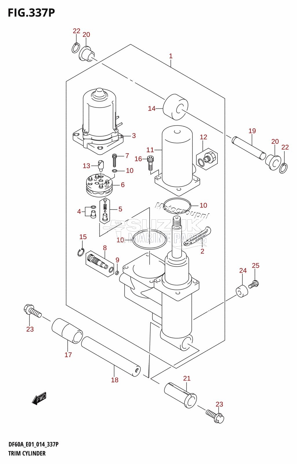 TRIM CYLINDER (DF60AVTH:E01)