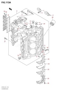 DF250Z From 25003Z-010001 (E01 E40)  2010 drawing CYLINDER BLOCK