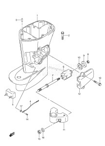 DF30 From 03001F-421001 ()  2004 drawing DRIVE SHAFT HOUSING