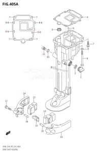 DF9.9A From 00994F-410001 (P03)  2014 drawing DRIVE SHAFT HOUSING