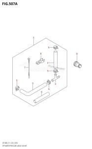 DF115BZ From 11506Z-340001 (E11 E40)  2023 drawing OPT:WATER PRESSURE GAUGE SUB KIT