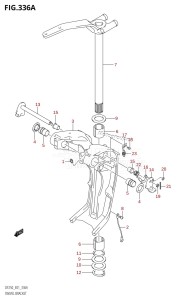 DF200Z From 20001Z-980001 (E01 E40)  2009 drawing SWIVEL BRACKET (X-TRANSOM,XX-TRANSOM)