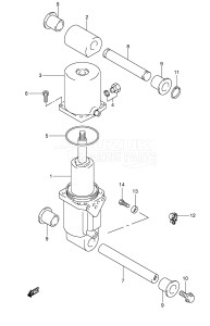  (2003) 115hp - () DF115TL drawing TRIM CYLINDER (DF115WT)