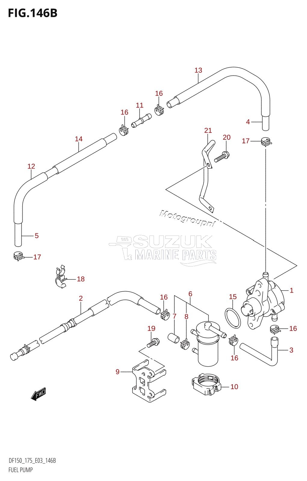 FUEL PUMP (K9,K10,011)