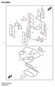 DF325A From 32501F-240001 (E01 E40)  2022 drawing OPT:GASKET SET (020,021,022)