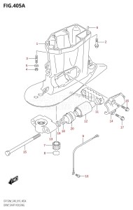 DF150 From 15002F-910001 (E40)  2019 drawing DRIVE SHAFT HOUSING