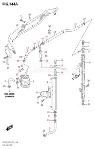 DF150AZ From 15003Z-910001 (E03)  2019 drawing FUEL INJECTOR