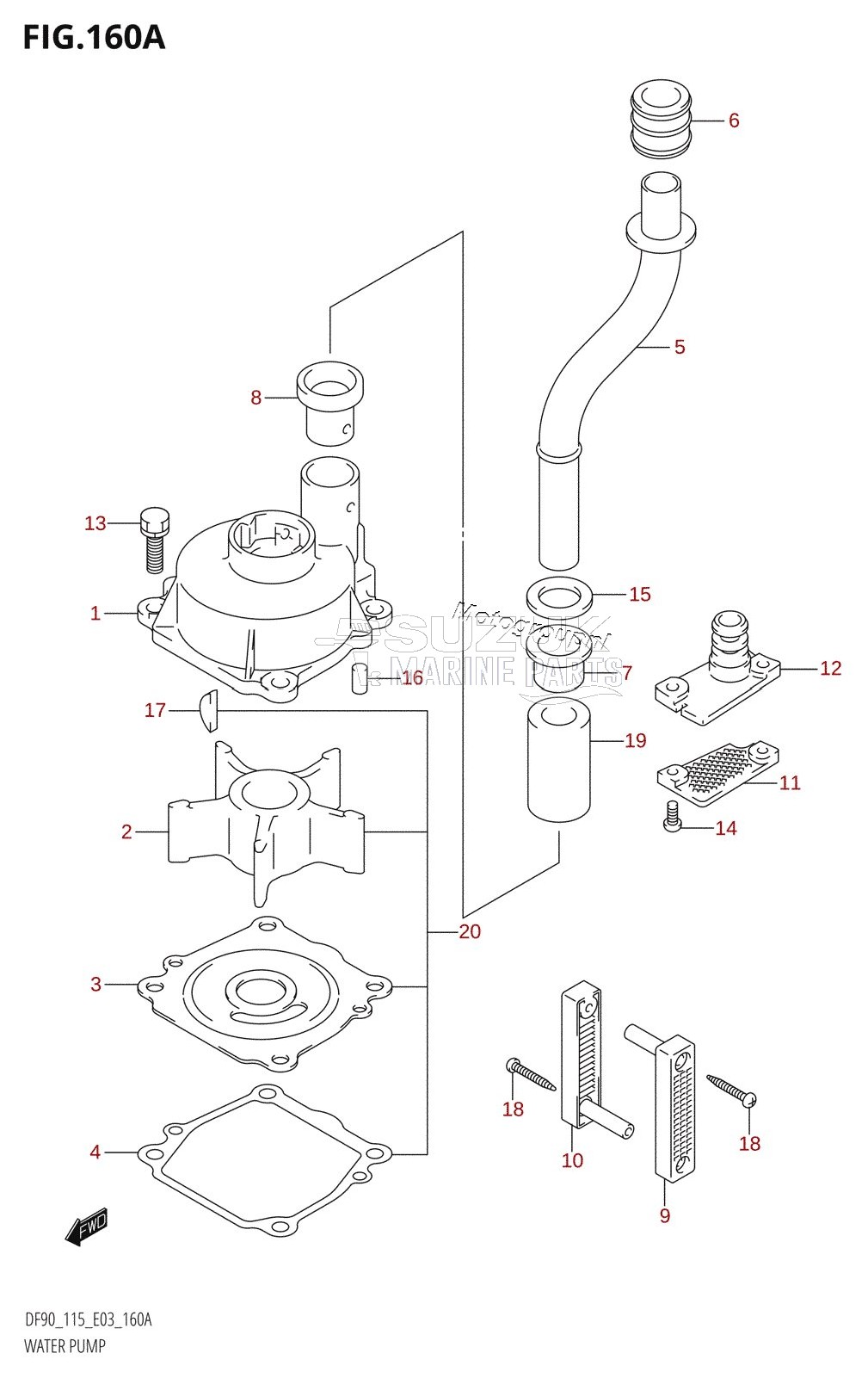 WATER PUMP (K1,K2,K3,K4,K5,K6)