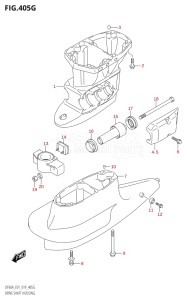 05003F-910001 (2019) 50hp E01-Gen. Export 1 (DF50AT  DF50ATH) DF50A drawing DRIVE SHAFT HOUSING (DF50AVT:E01,DF50AVTH:E01)