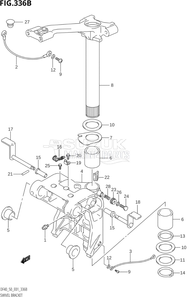 SWIVEL BRACKET (K1,K2,K3,K4,K5,K6,K7,K8,K9,K10)