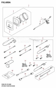 DF20A From 02002F-910001 (P01 P40)  2019 drawing OPT:MULTI FUNCTION GAUGE (DF9.9BR,DF9.9BT)