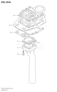 DT9.9A From 00993K-410001 (P36 P40)  2014 drawing EXHAUST TUBE