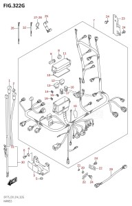 DF175T From 17502F-410001 (E01 E40)  2014 drawing HARNESS (DF150ZG:E01)