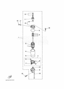 F50A drawing STARTER-MOTOR