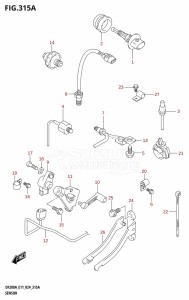 DF200AT From 20003F-440001 (E03 E11 E40)  2024 drawing SENSOR