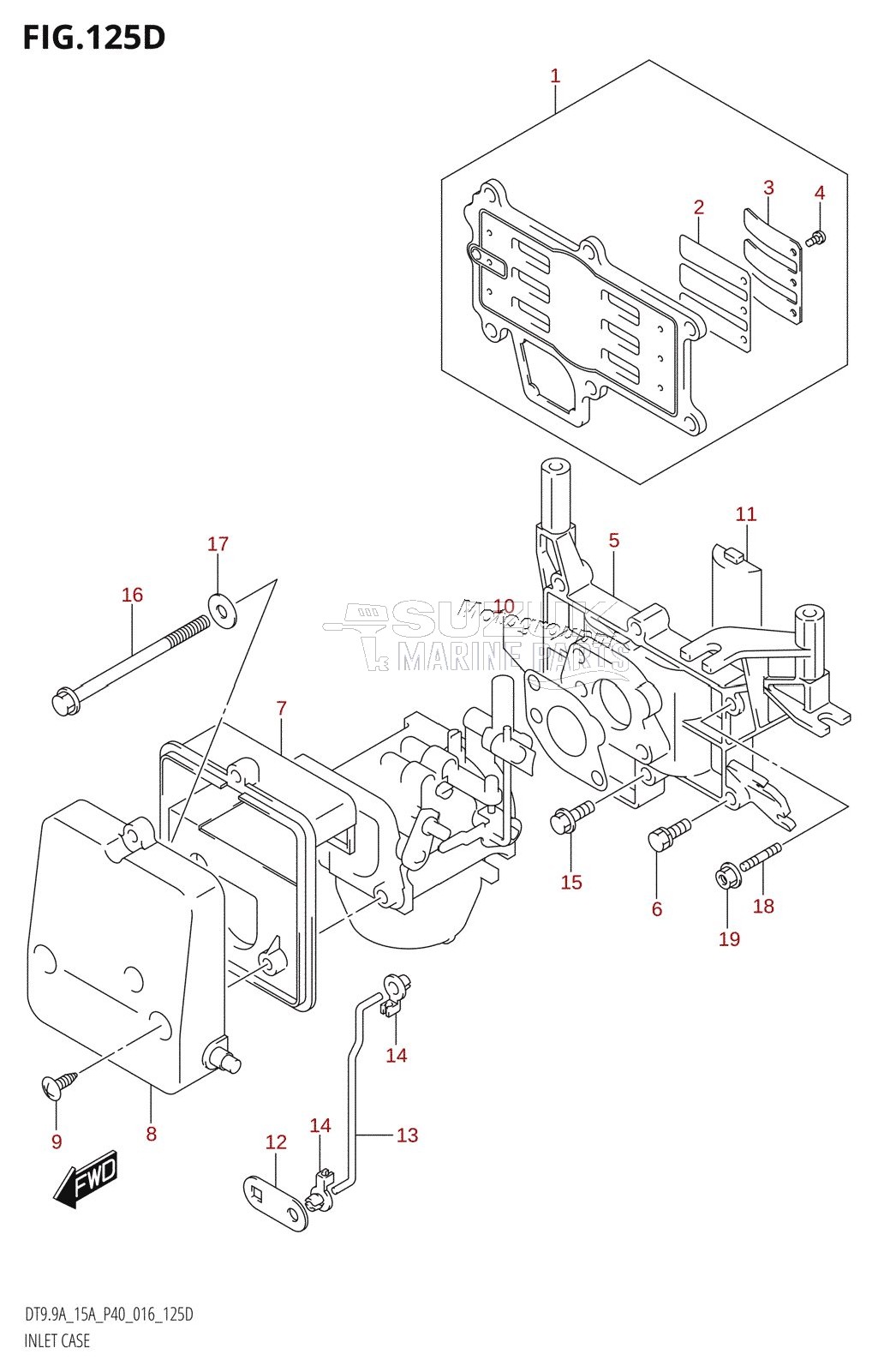 INLET CASE (DT9.9AK:P40)