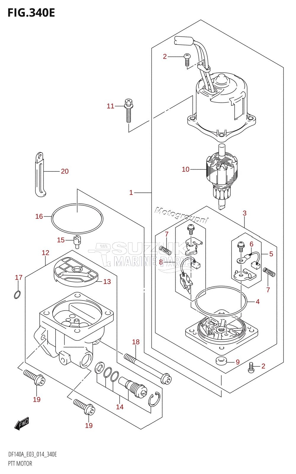 PTT MOTOR (DF140AZ:E03)