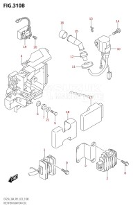 DF30A From 03003F-040001 (P01 P40)  2020 drawing RECTIFIER /​ IGNITION COIL (DF25AR,DF25AT,DF25ATH)