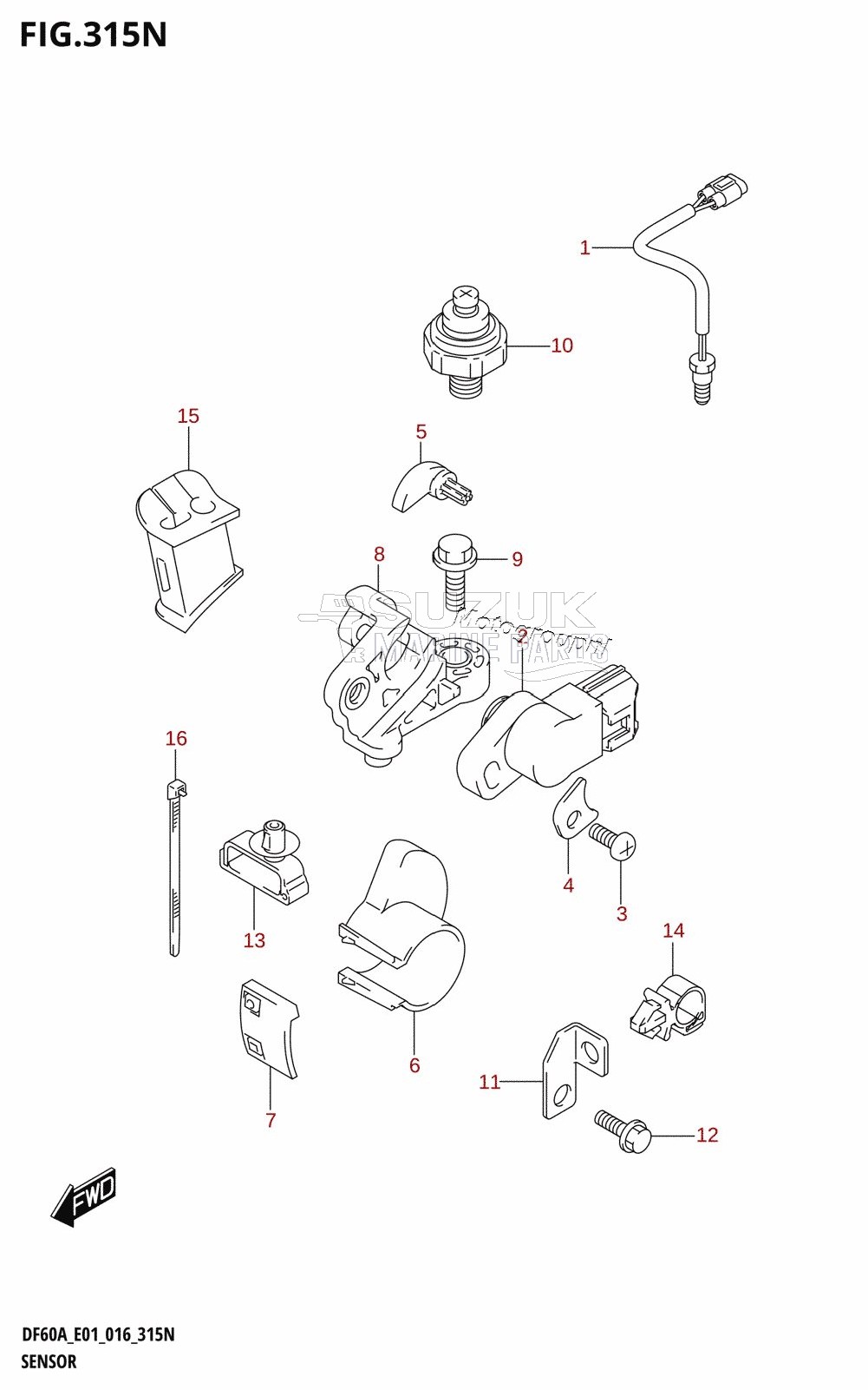 SENSOR (DF50AVT:E01)