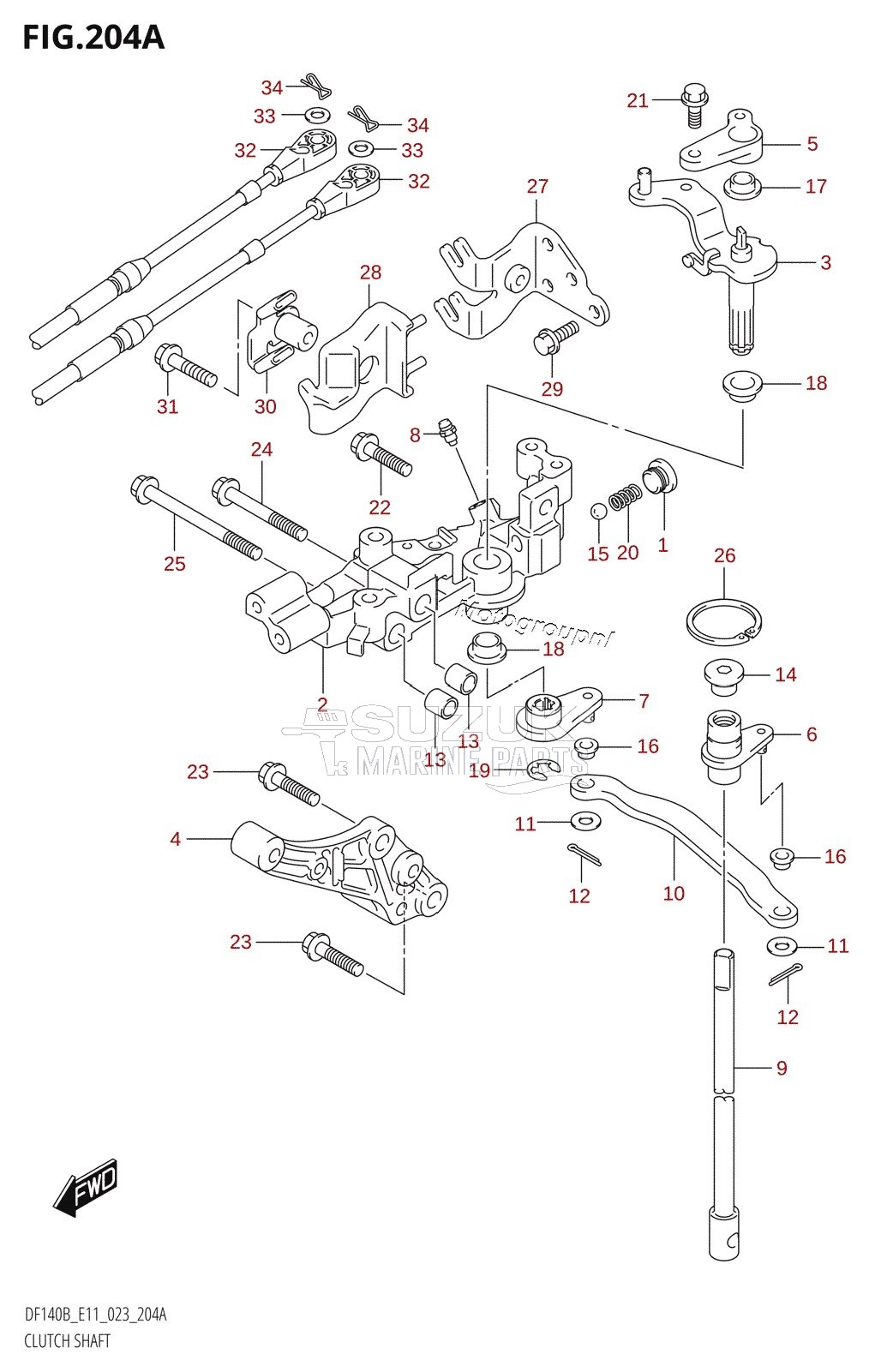 CLUTCH SHAFT