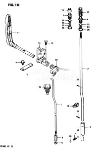 DT40 From 04003-401001 ()  1984 drawing CLUTCH