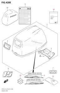 DT15A From 01503K-510001 (P36)  2015 drawing ENGINE COVER (DT15A:P40)