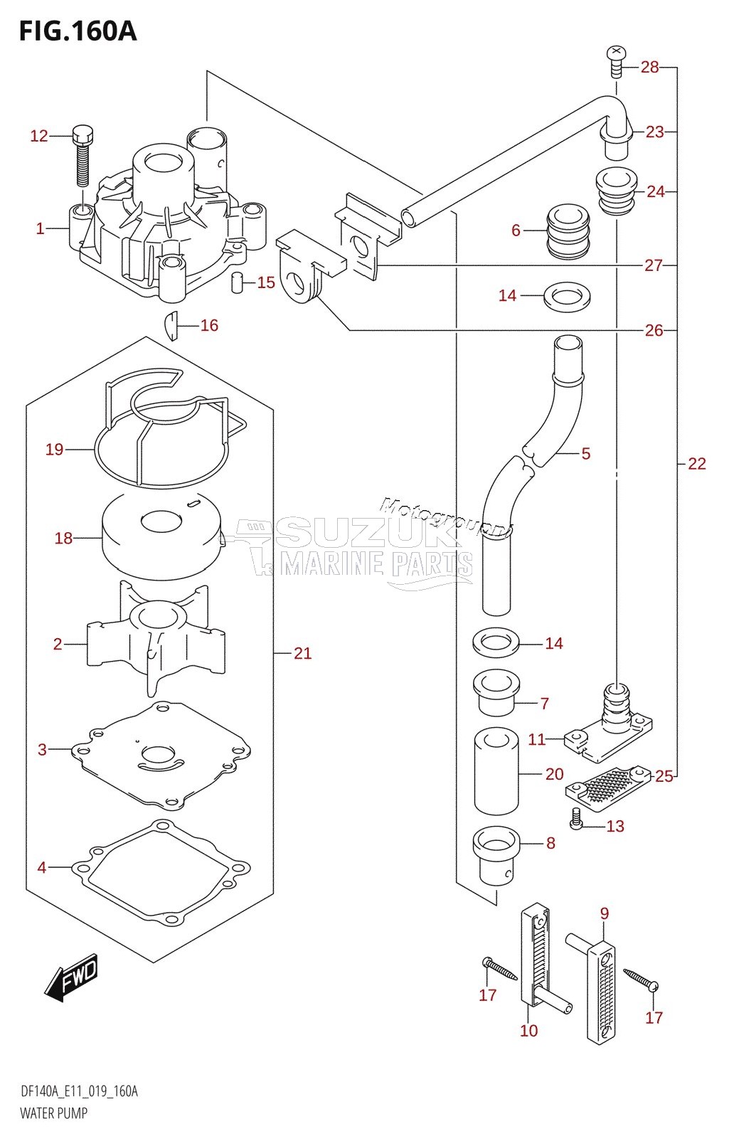 WATER PUMP (E11,E03)