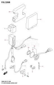 DF60A From 06003F-710001 (E03)  2017 drawing PTT SWITCH /​ ENGINE CONTROL UNIT (DF50A:E03)